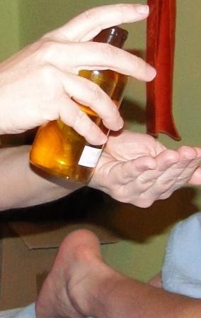 Terapevtska masaža - olje