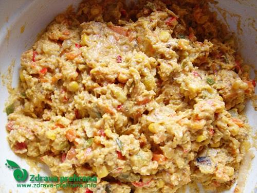 Zelenjavni polpeti - moka